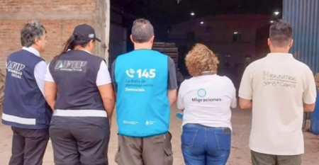 Rescatan a 15 personas por "trata de persona" en Santa Lucía y Lavalle 